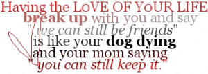 BreakUp quotes