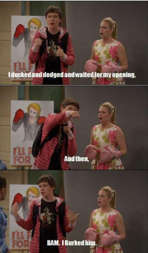 BAM. I Burked him! Melissa and Joey