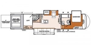 2015 forest river xlr thunderbolt 395amp floorplan