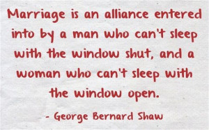 ... .com #marriage #sleep #compromise #quote #George Bernard Shaw