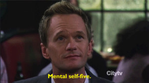 mental self five, barney stinson, college, awkward, me