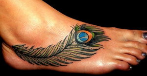 In this case, people who wear the peacock feather tattoo may be very ...