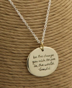 Inspirational Jewelry Quote Necklaces Motivational