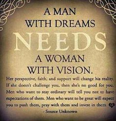 man with #dreams + a woman with #vision = power couple ♥