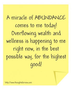 with abundance at any time and in every situation thank you abundance ...