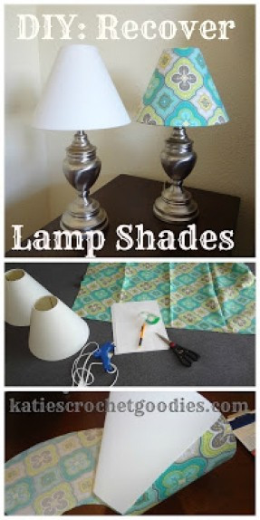 ... Lamp Shades Tutorial..I have a lamp shade that needs some tlc