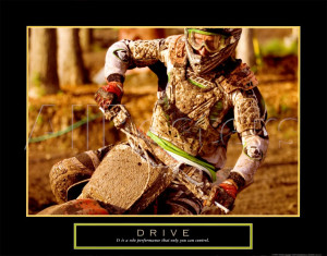 Drive: Motocross Art Print