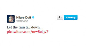 Hilary Duff Quotes the Best Song Ever
