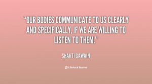... us clearly and specifically, if we are willing to listen to them