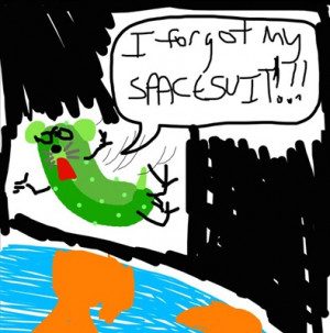 Pickle Weasel into space. He was almost perfectly prepared for his ...
