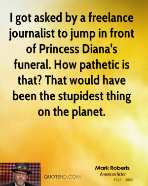 got asked by a freelance journalist to jump in front of Princess ...