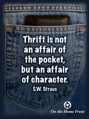 Frugal Tips: Living Thrifty