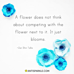 ... with the flower next to it. It just blooms. #quotes #onegoodthought
