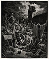 The Vision of The Valley of The Dry Bones by Gustave Doré , 1866
