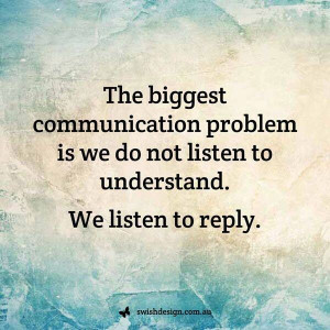 Just listen.