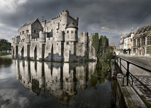 Castle Gravensteen (Ghent, Belgium) built in 1180.