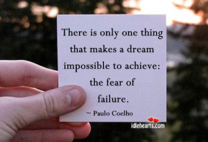 Disclaimer: All picture about dream impossible to achieve the fear of ...
