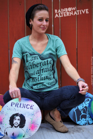 femisit tshirt Audre Lorde Author Poet lesbian pride quote I am ...