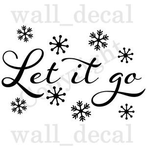 Let-It-Go-Disney-Frozen-Elsa-Anna-Olaf-Snowflakes-Wall-Decal-Vinyl ...