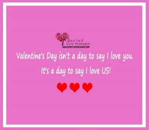 What to say on valentines day secret love messages