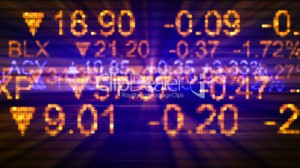 Video Footage Clip - stock market quotes orange blue seamless loop ...