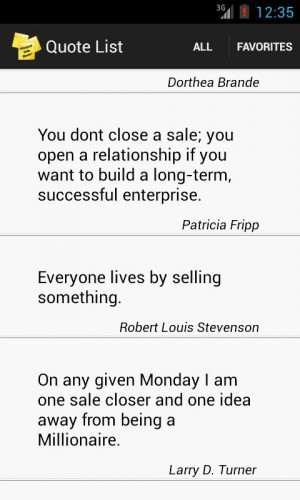 best sales quotes ever said by the sales masters. The selected quotes ...
