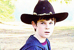 1k my gifs twd the walking dead carl grimes chandler riggs gif:twd