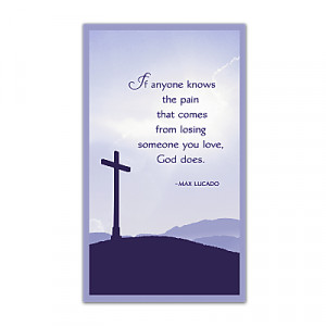 ... prayer card featuring an inspirational quote from best-selling author