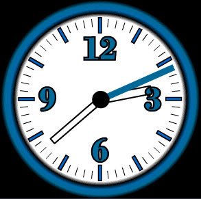 office free flash clock is