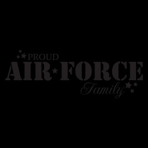 Proud Air Force Family Wall Quotes™ Decal