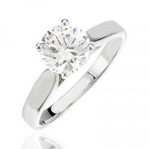 cathedral style solitaire engagement ring mounting