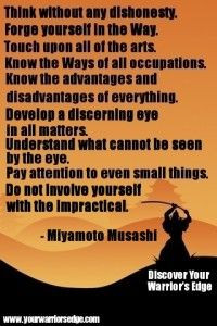 martial arts quotes of wisdom think without any dishonesty