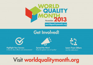 World Quality Month – November 2013