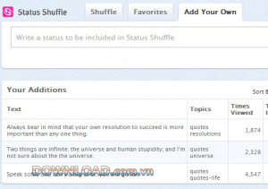 Status Shuffle Ngh Facebook