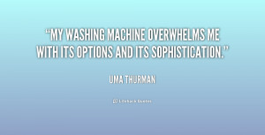 My washing machine overwhelms me with its options and its ...
