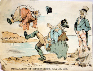 1880's Cartoon about the Declaration of Independence on ...
