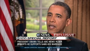 Obama: 'I think same-sex couples should be able to get married'