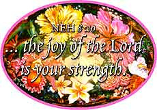 the joy of the Lord is your strength.