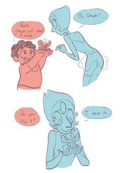 steven and pearl more steven universe steven univers pearls nerdy ...