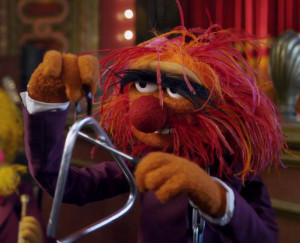 Animal appeared prominently both in The Muppets film and the promotion ...