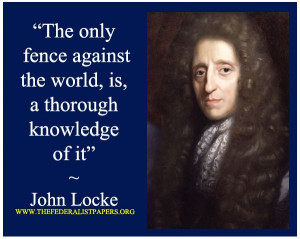 John Locke, Some Thoughts Concerning Education, A fence around the ...