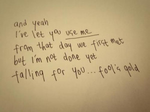 Fool's Gold - One Direction