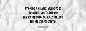 Dont Take For Granted Love Quotes Couple Relationship