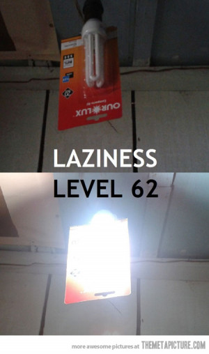 Funny photos funny laziness lamp package