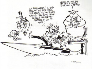 This Watterson sketch is from the 1995 Bloom County retrospective, One ...