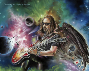New Ace Frehley Drawing completed, “Quantum Singularity”