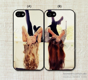 Two Girls Best Friend Double fashion cell phone Case cover for iphone ...