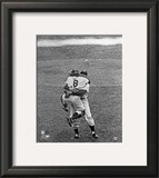 Don Larsen & Yogi Berra Game 5 of the 1956 World Series Framed