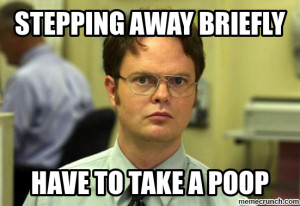 Generate a meme using Dwight Schrute