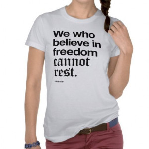Ella Baker Quote Shirt, reminds me of human trafficking awareness.
